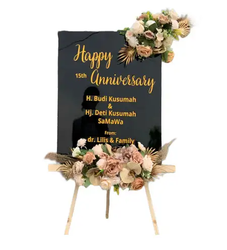 Papan Bunga Akrilik Kampung Baru