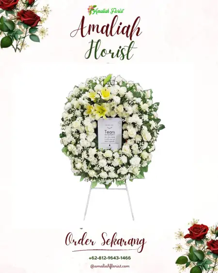 Krans Bunga Duka Kampung Baru